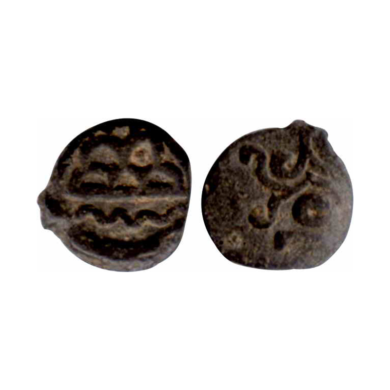Anandas of Karwar, Anonymous (c. 100 BC), Lead, 0.80 g, smallest unit of this series, with