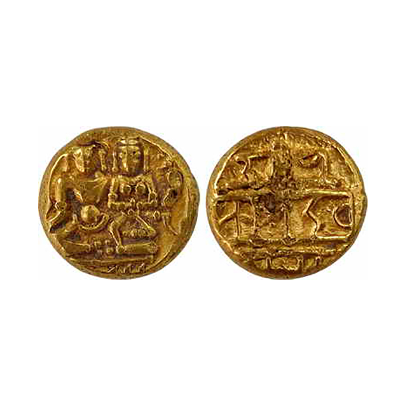 Vijayanagar Empire, Sangama dynasty, Devaraya I (AD 1406-1422), Gold, 3.39 g, Varaha Pagod