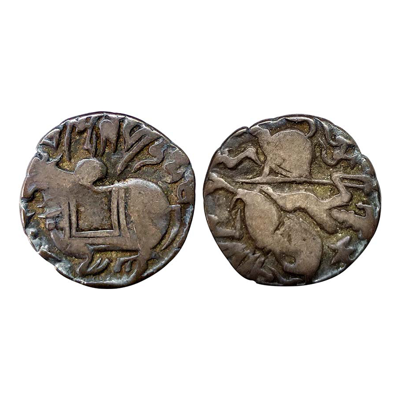 Hindu Shahis of Kabul and Ohind, Spalapati (c. AD 750-900), Silver, 2.93 g, Drachma, A rec