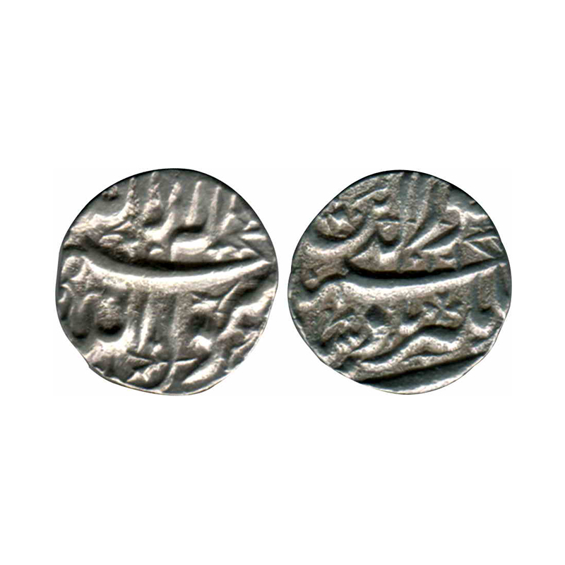 Jahangir, Silver, Rupee, Elichpur mint, Kalima type, AH 1016, mint name in the last line o