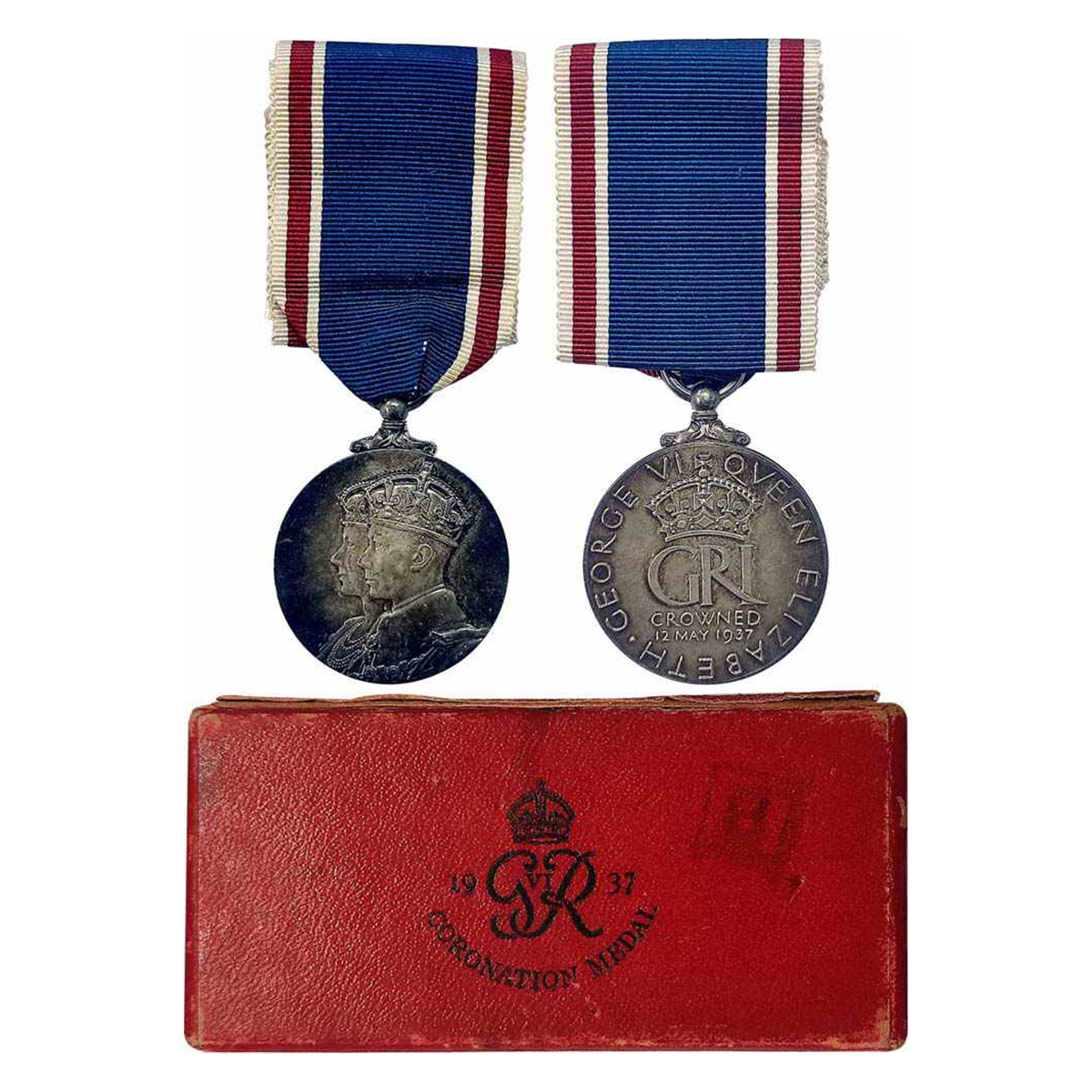 Great Britain, George VI, Coronation Medal, 12th May 1937, Silver, 27.58 g. Conjoined effi
