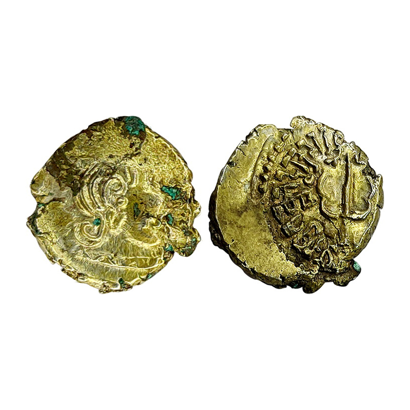 Maitrakas of Valabhi, Sarvva Bhattaraka (5th-6th centuries AD), Silver, 1.75 g, Dramma, Tr