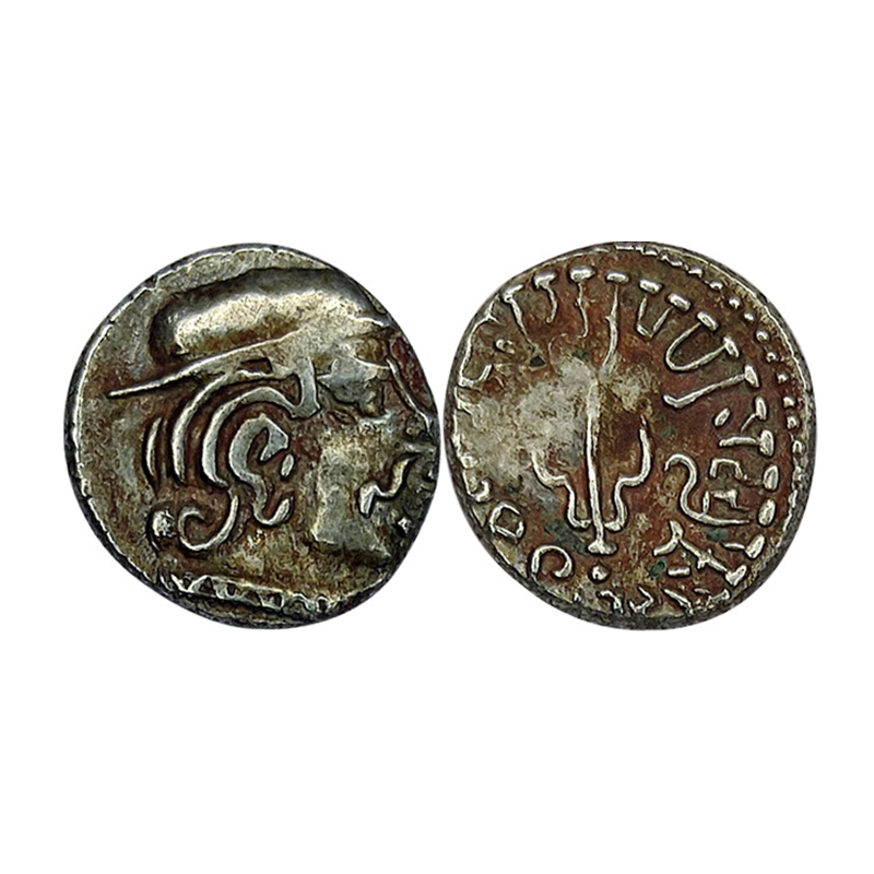 Maitrakas of Valabhi, Sarvva Bhattaraka (5th-6th centuries AD), Silver, 1.85 g, Dramma, Tr