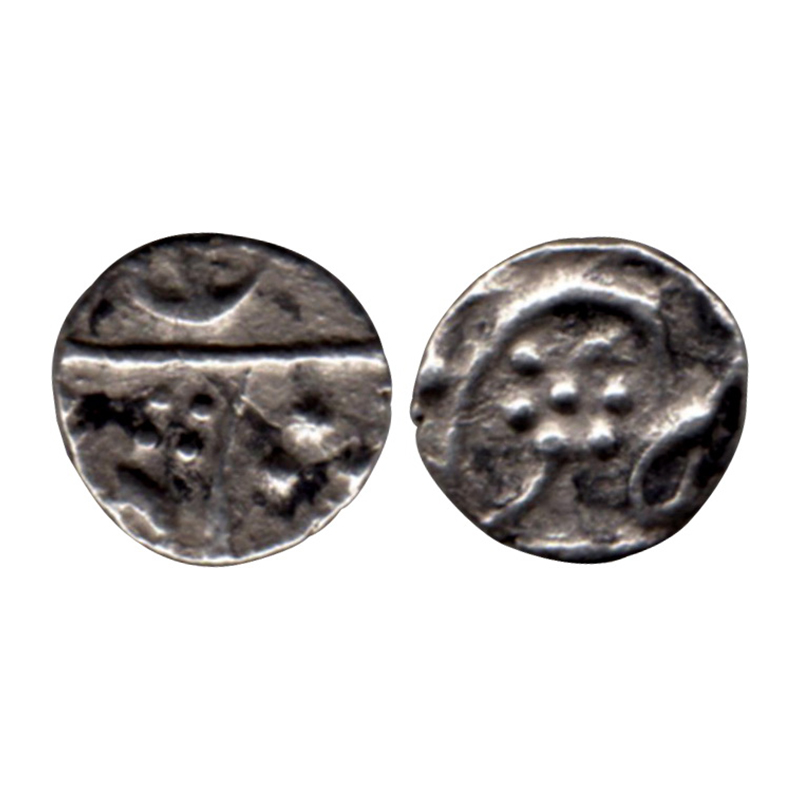 Marathas, Chandwad Mint, Silver, 2.29 g, ¼ Rupee, in the name of Shah Alam II. Very Fine, 