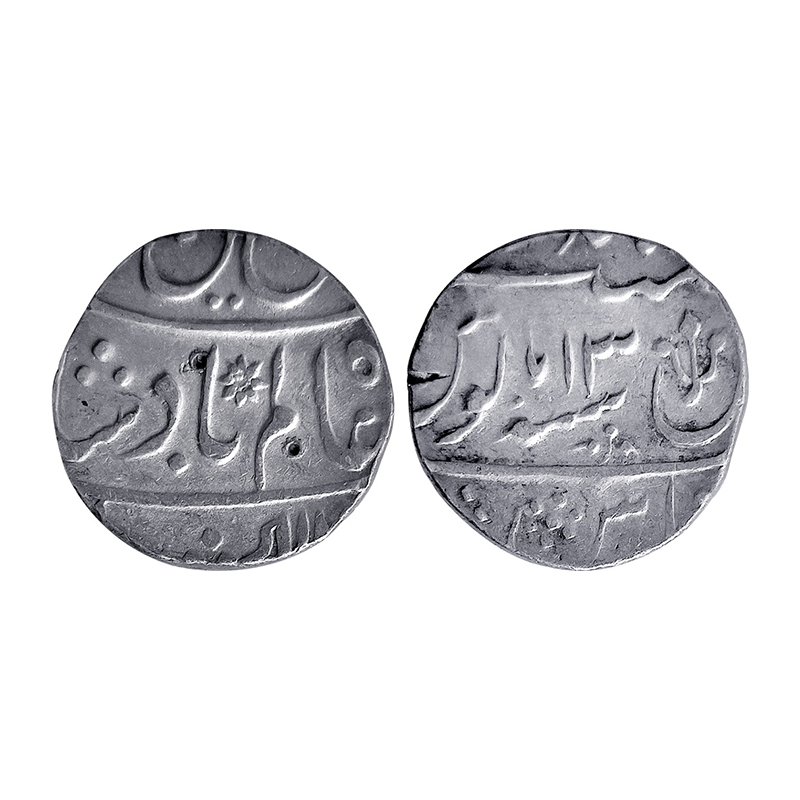Awadh- Shuja'a ud Daula, Silver Rupee, 11.2 g, Banaras Mint, in the name of Shah Alam II, 