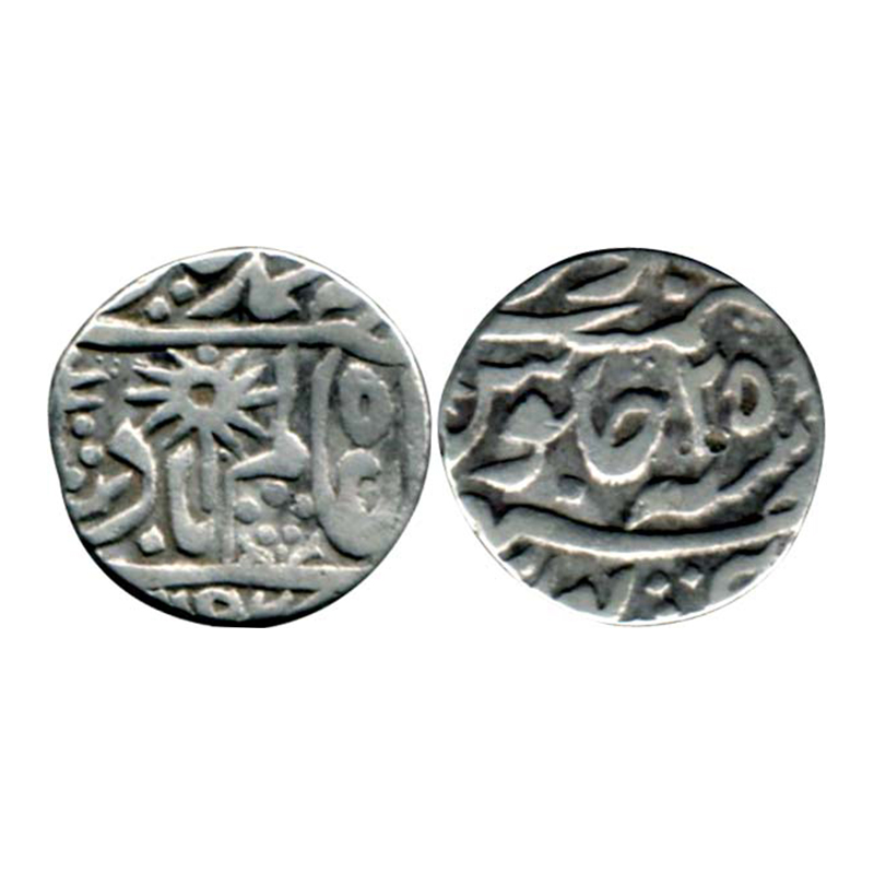Bijawar, Lakshman Singh (1833-1847), Silver Rupee, 10.9g, RY 25. Very Fine, Scarce. Bijawa