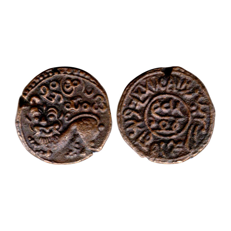 Mysore, Dewan Purnaiya (AH 1214-1225; 1799-1810 AD), Copper 25 Cash, 10.89 g, Mysore Mint,