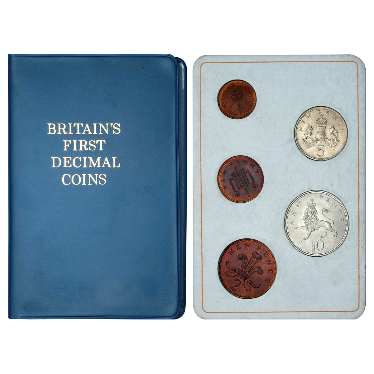 Cupro - Nickel, United Kingdom, Elizabeth II, Cupro-nickel, UNC Set of 5 coins of the Seri