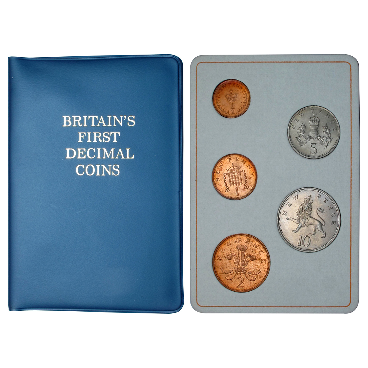 Cupro - Nickel, United Kingdom, Elizabeth II, Cupro-nickel, UNC Set of 5 coins of the Seri