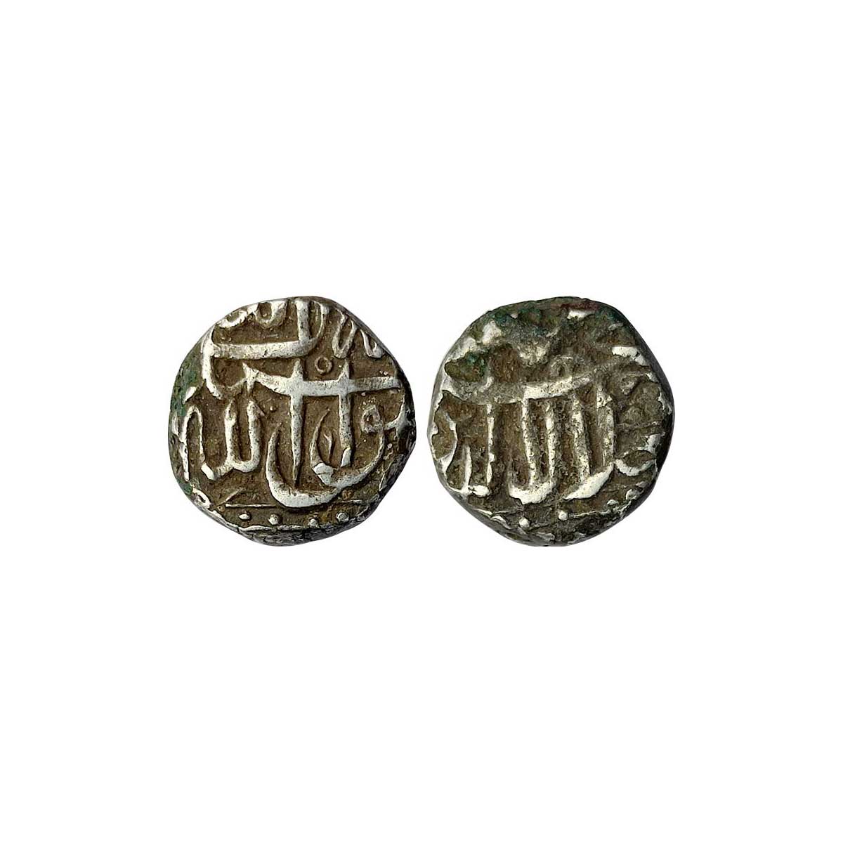 Mughals, Jahangir (AD 1605-1627 AH 1014-1037), in the name of Akbar, Silver, 5.64 g, Mahmu