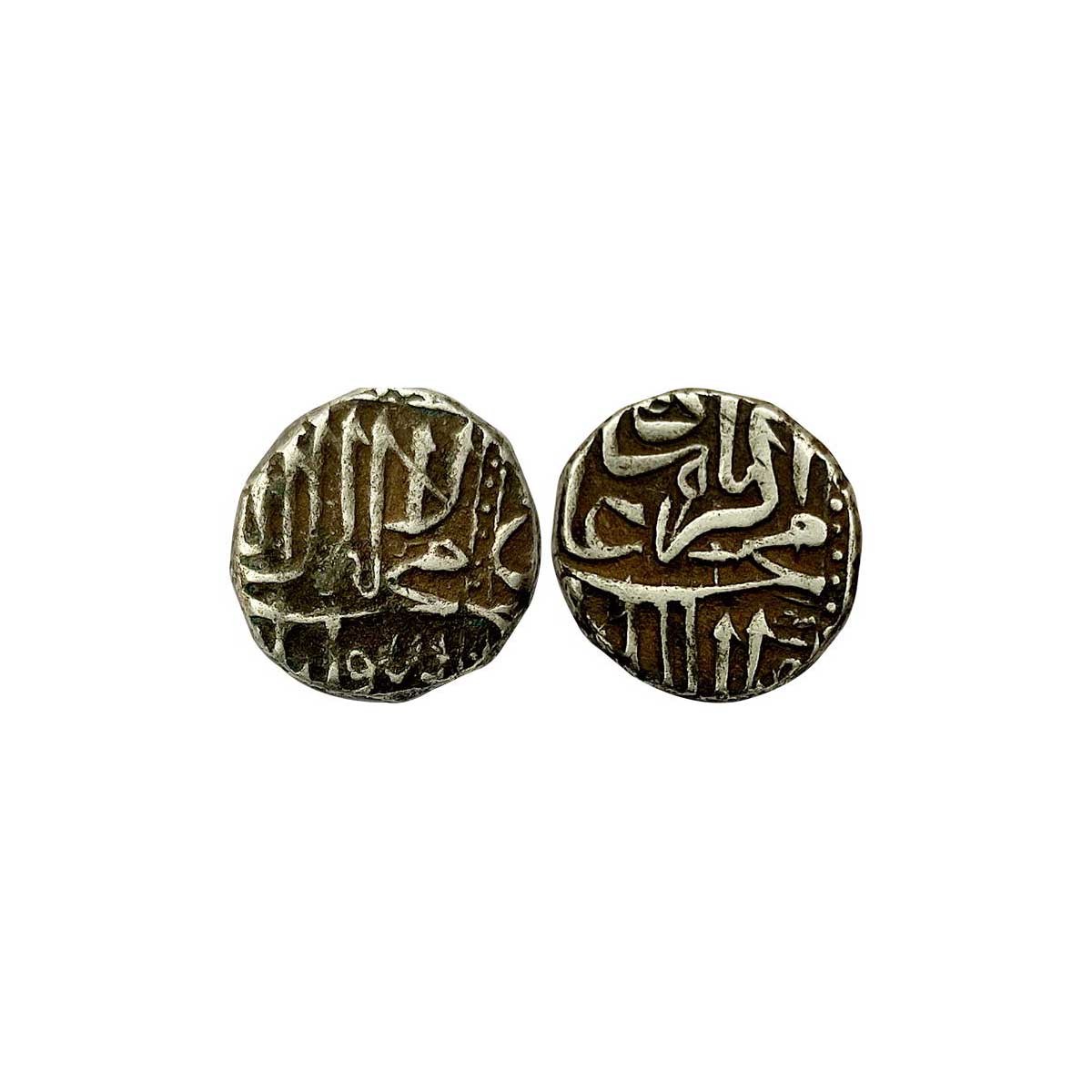 Mughals, Jahangir (AD 1605-1627 AH 1014-1037), in the name of Akbar, Silver, 5.66 g, Mahmu