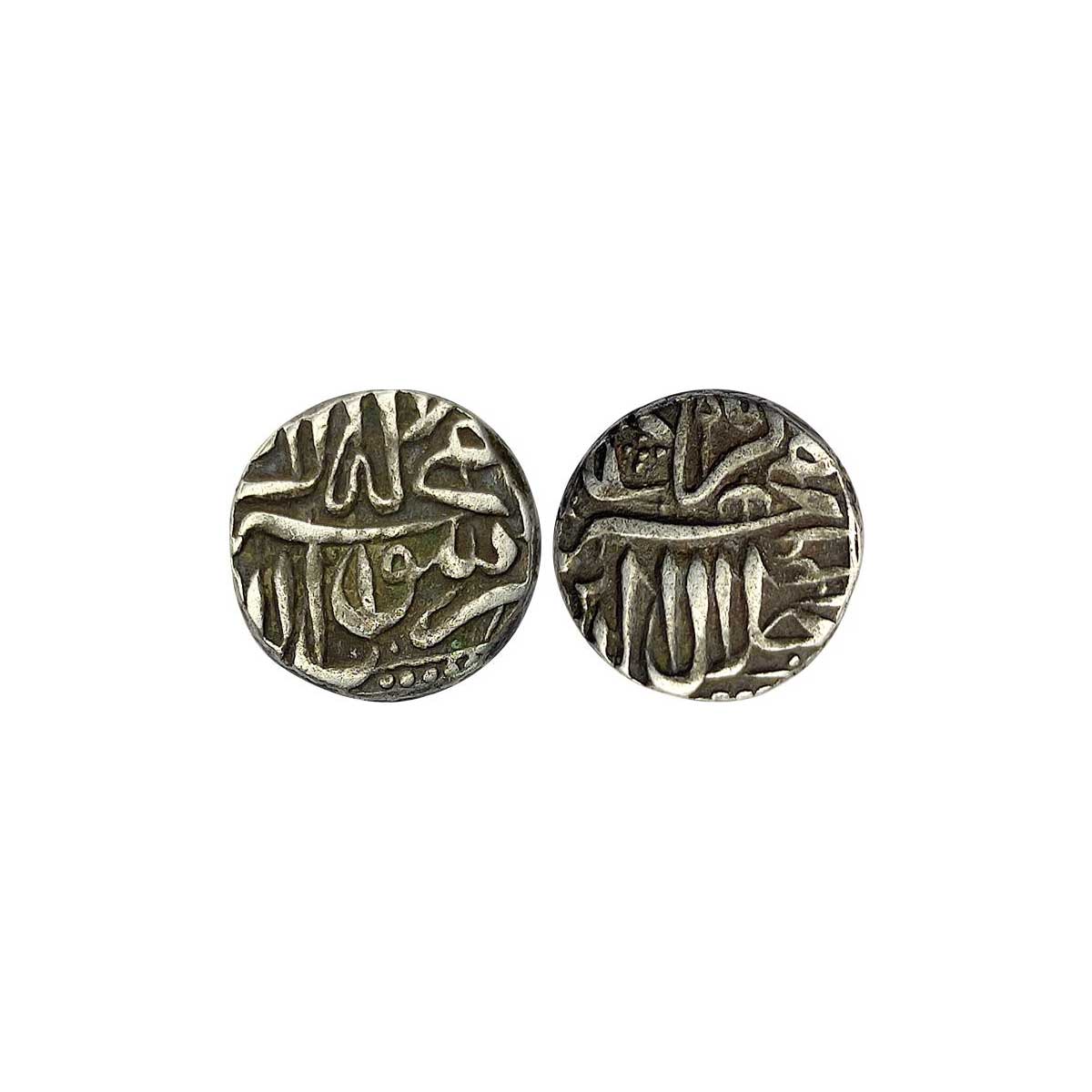 Mughals, Jahangir (AD 1605-1627 AH 1014-1037), in the name of Akbar, Silver, 5.63 g, Mahmu