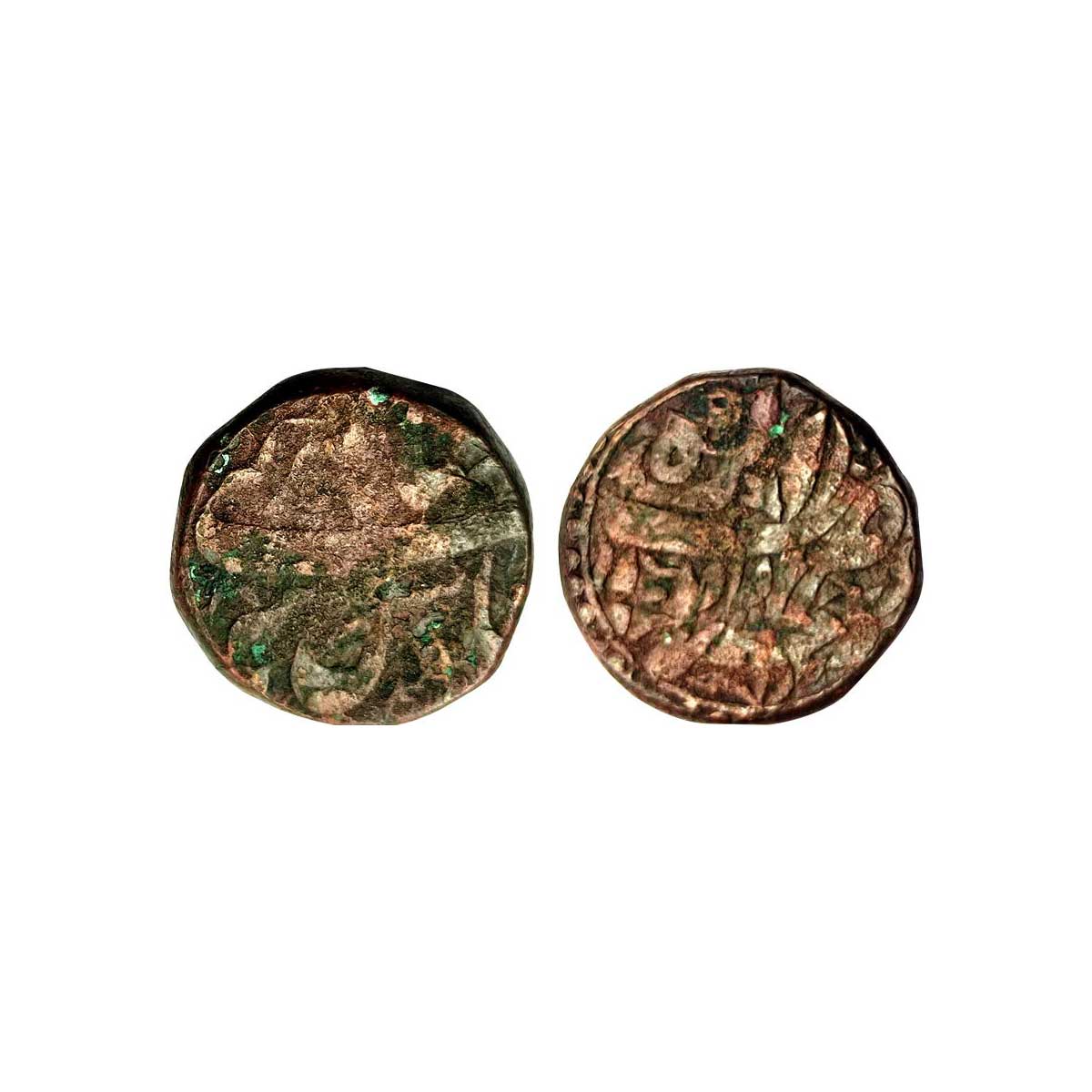 Mughals, Jahangir, Copper, Dam, 20.30 g, Agra Mint, AH 1023, RY 9, Jahangiri / Falus and R