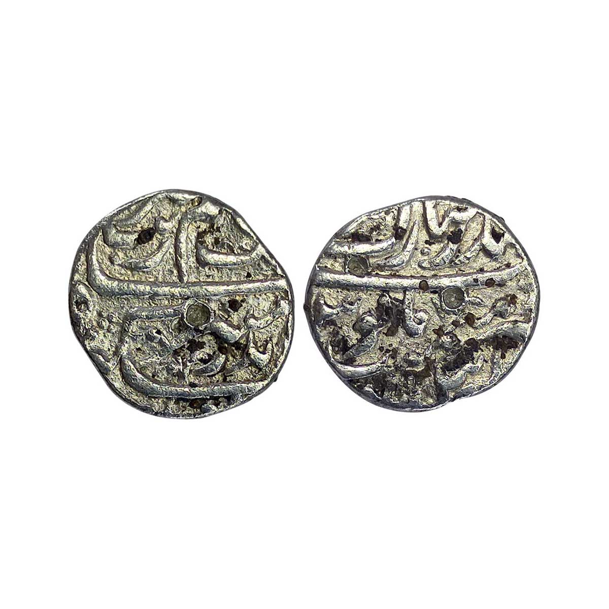 Mughals, Aurangzeb, Silver, ½ Rupee, Bandar-i-Mubarak Surat Mint, Badr Munir type, RY Ahad