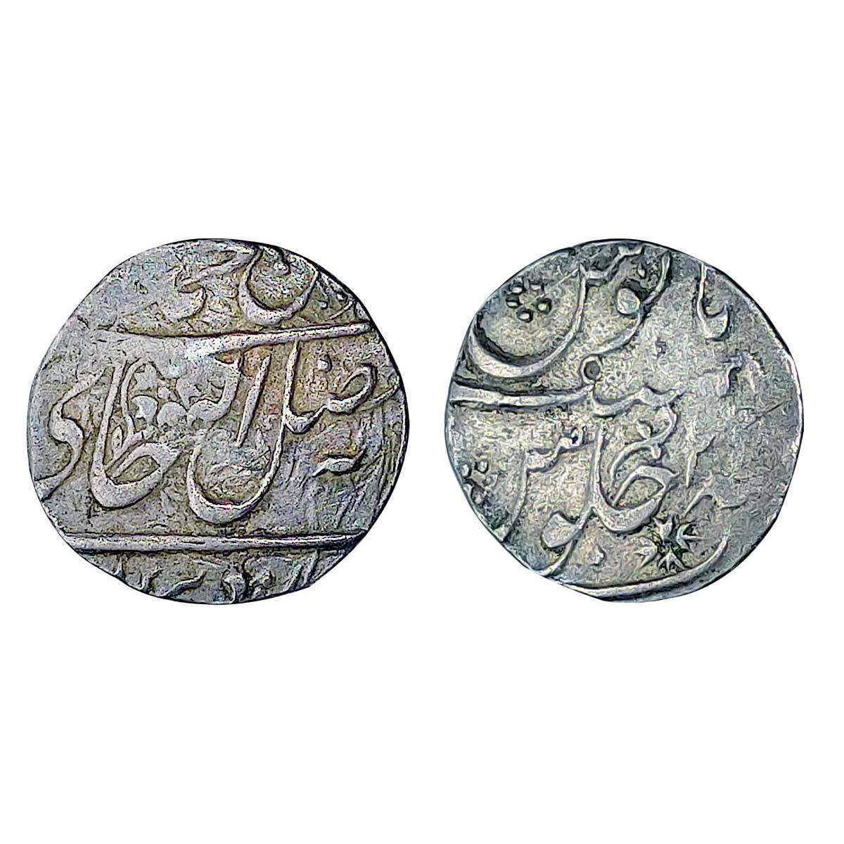 Gwalior, Mahadji Rao (AH 1175-1209; 1761-1794 AD), Silver, 11.32 g, Rupee, Gwalior Fort Mi