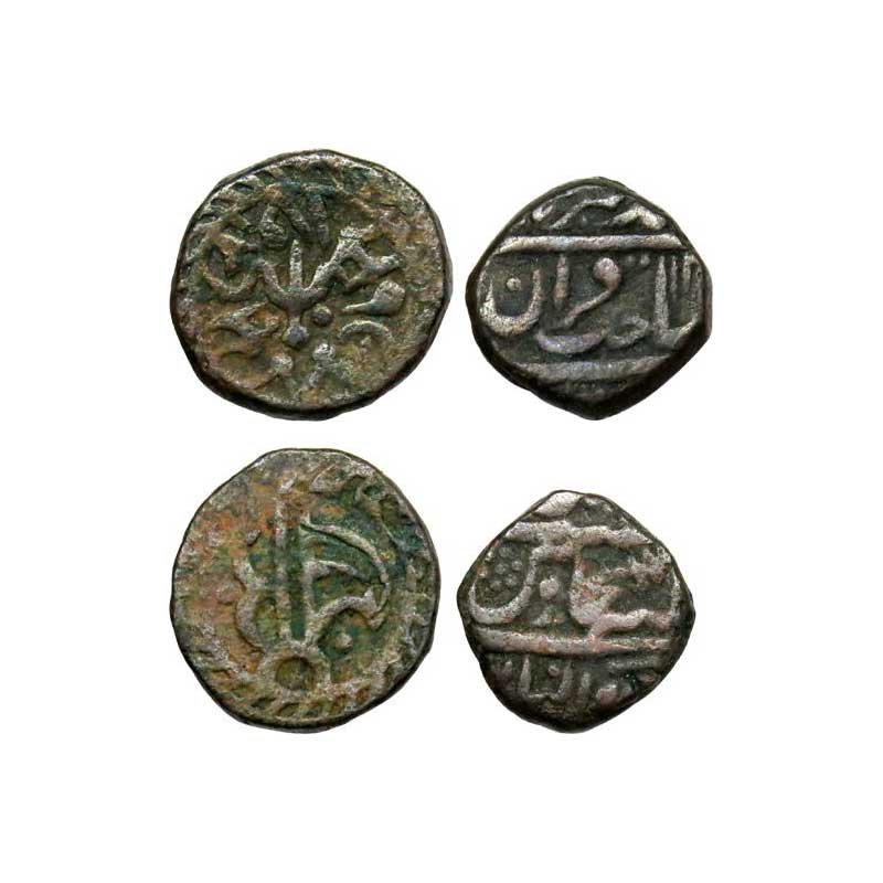 Gwalior, Copper, Paisa, Gwalior Mint, in the name of Muhammad Akbar II, Sword as a mint ma