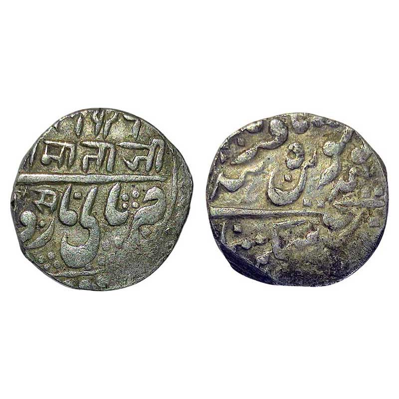 Jodhpur, Jawant Singh (AD 1873-1895), Silver, Rupee, Pali Marwad Jodhpur mint, in the name