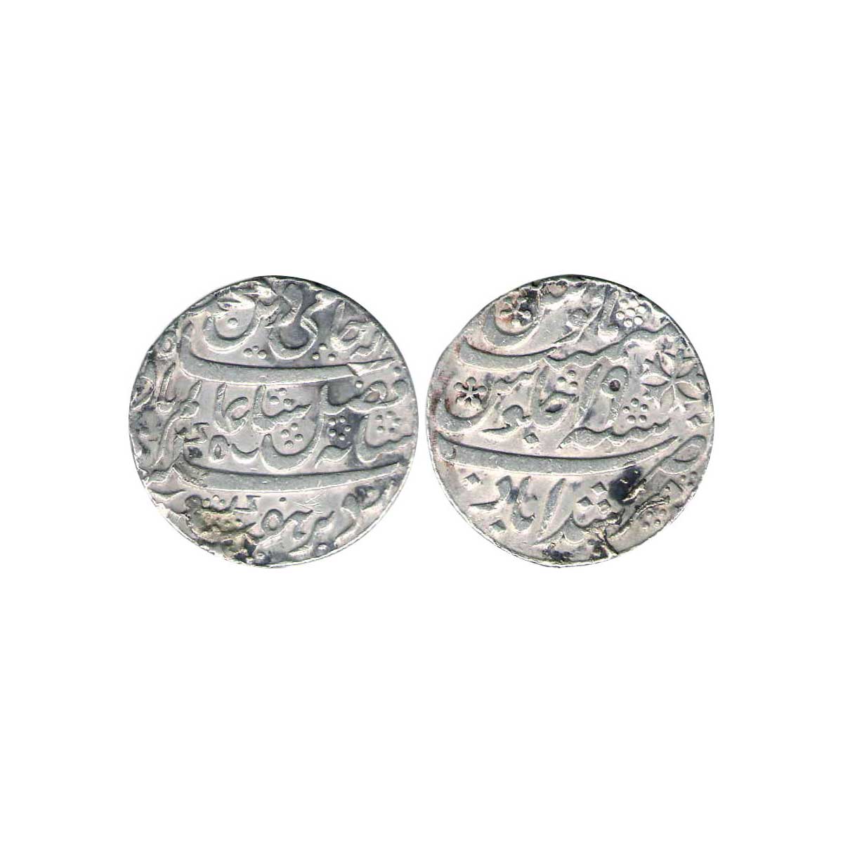 East India Company, Bengal Presidency, Silver, Rupee, Murshidabad Mint, in the name of Sha
