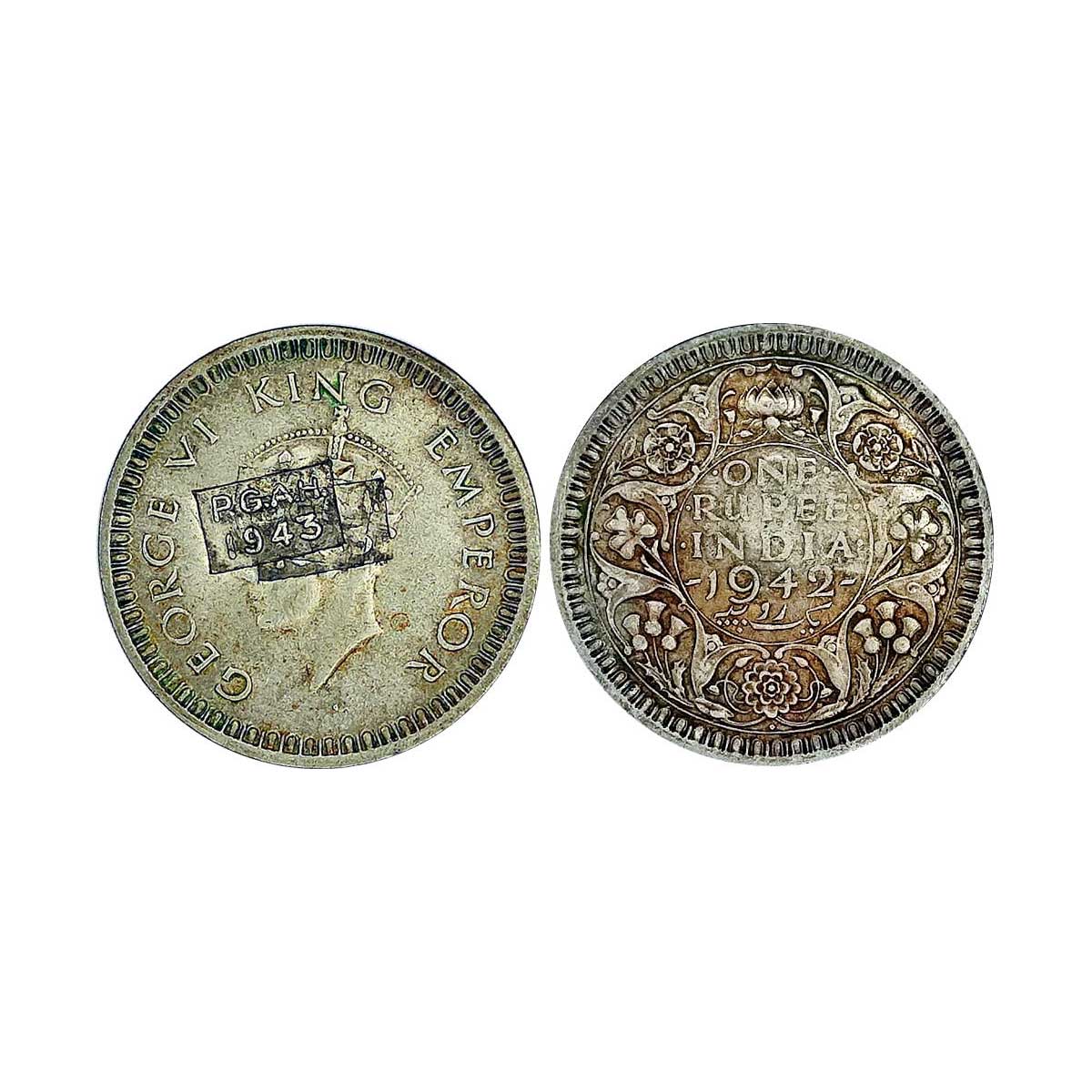 Azad Hind Government, Silver, Rupee, the Provisional Government of Azad Hind (P.G.A.H.) of