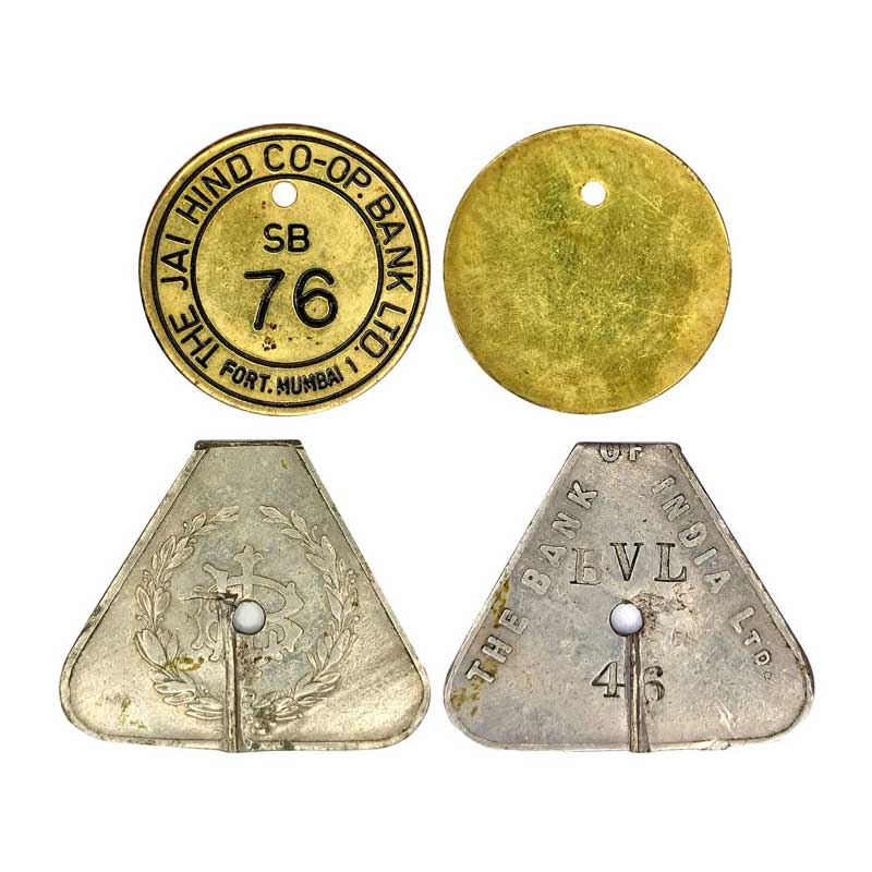 Cupro - Nickel, Bank Tokens of Bank of India & Jai Hind Co-Operative Bank, Cash withdrawal
