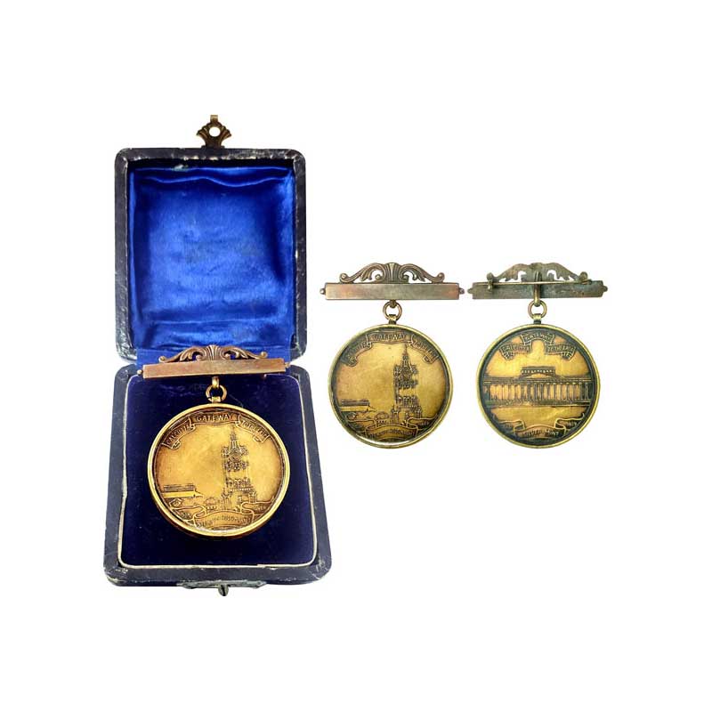Old Calcutta Silver Mint Medal, 1829, Copper, 21.34 g, Obv: Calcutta Gateway to the East w