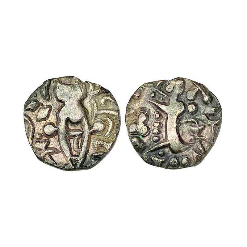 Ancient Kashmir, Kidarite type Base Gold, 7.49 g, Dinar, in the name of Pratapaditya (AD 5
