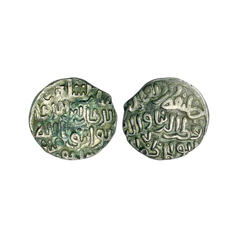 Delhi Sultanate, Khaljis, Qutb al-Din Mubarak Shah Khilji (AD 1316-1320 ), Billon, 3.60 g,