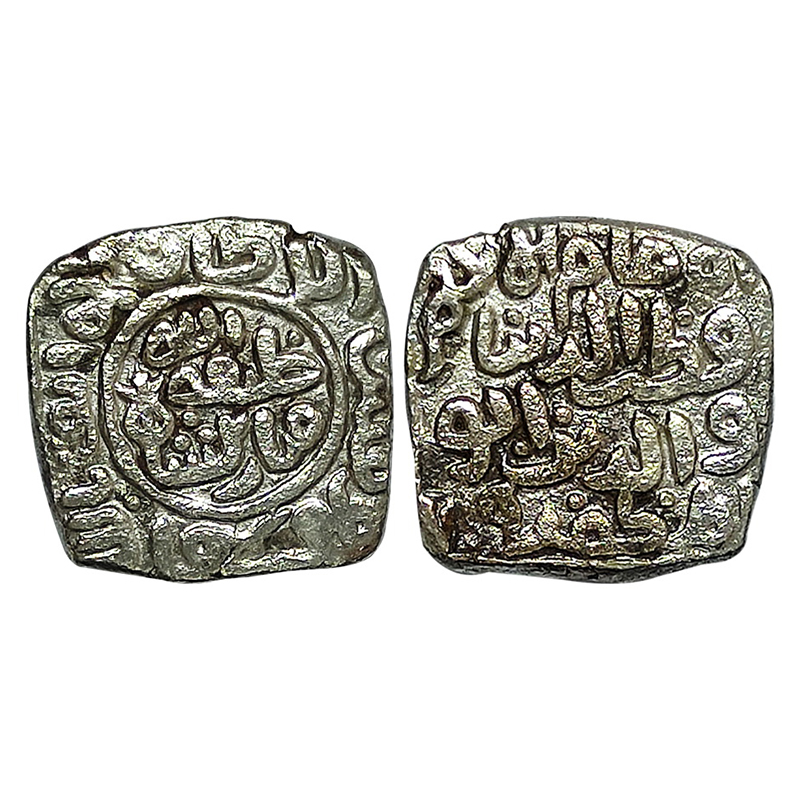 Delhi Sultanate, Khaljis, Qutb al-Din Mubarak Shah Khilji (AD 1316-1320 ), Billon, 4.55 g,