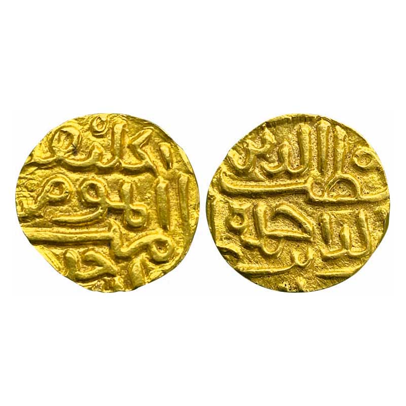 Gujarat Sultanate, Qutb-ud-din Ahmad Shah II (AD 1451-1458, AH 855-862), Gold, 3.00 g, 1/3