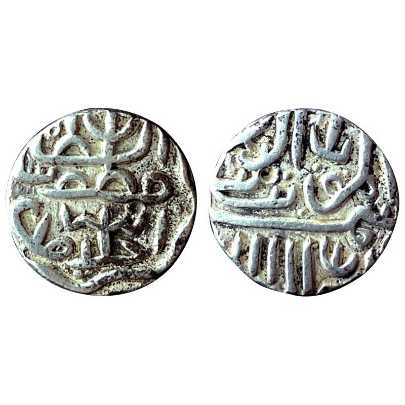 Gujarat Sultanate, Shams-ud-din Muzaffar Shah II (AH 717-932, AD 1511-1525), Silver, 1.75 