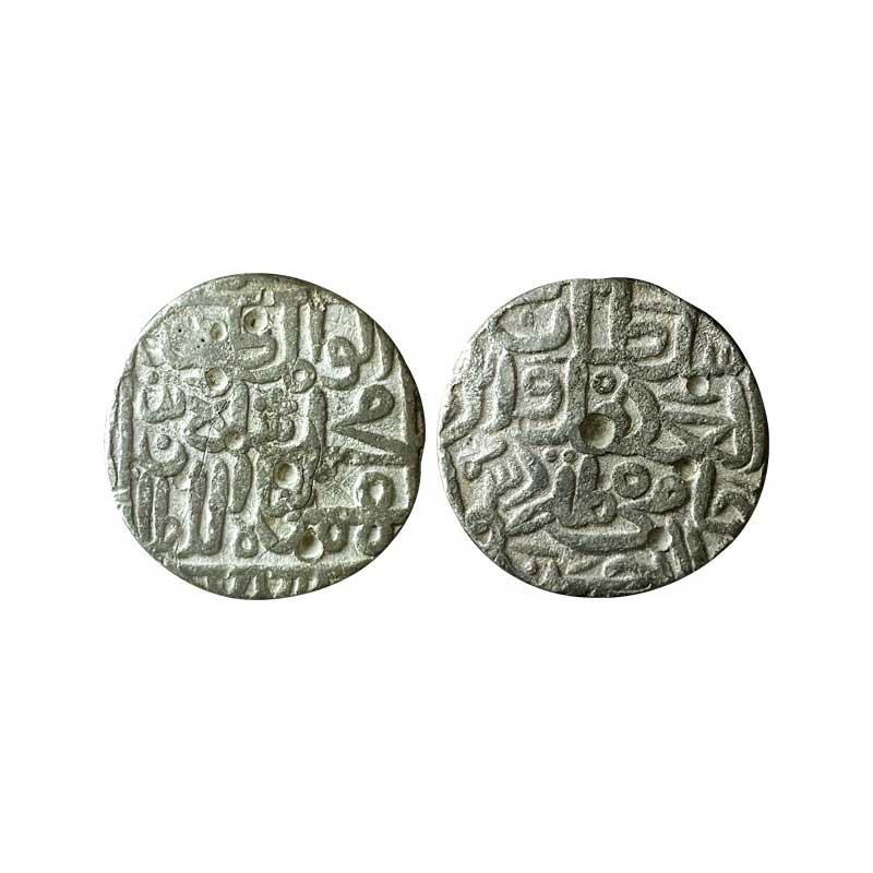 Gulbarga Sultanate, Muhammad Shah I (AH 760-777, AD 1359-1375), Silver, Tanka, Hazrat Ahsa
