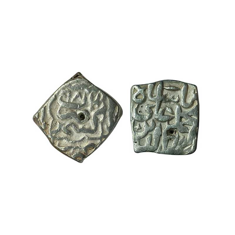 Kashmir Sultanate, Muhammad Ghazi Shah (AH 962-970, 1555-1562 AD), Silver, Square Sasnu, K
