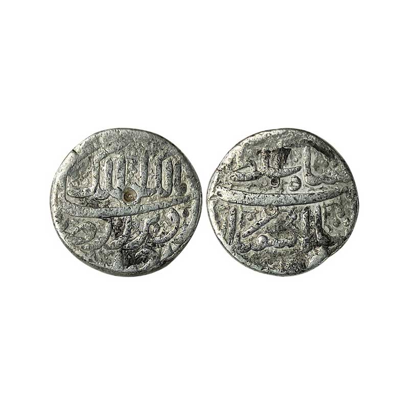 Mughals, Jahangir as Sultan Salim Shah, Silver, Rupee, Ahmedabad Mint, 12th Ilahi Month Is