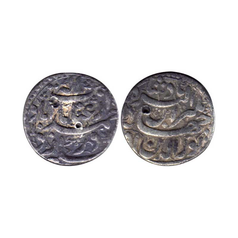 Mughals, Jahangir, Silver, 11.39 g, Rupee, Ahmedabad Mint, Inayat couplet type, RY 16 (KM 