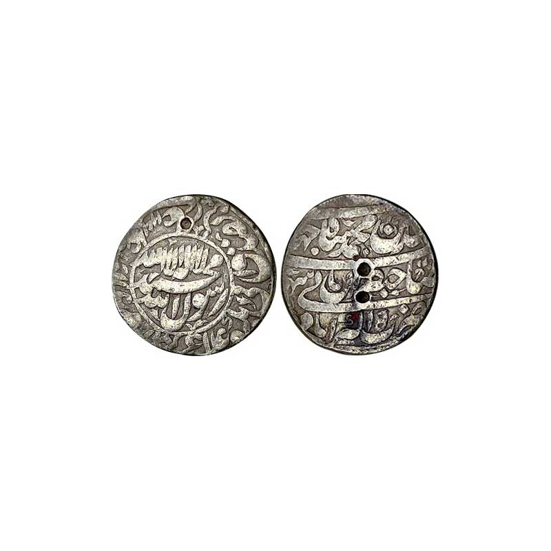 Mughals, Shah Jahan, Silver, Rupee, Akbarabad Mint, circular areas on obverse type, comple