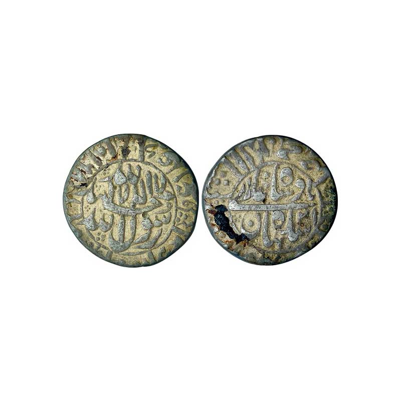 Mughals, Shah Jahan, Silver, Rupee, Surat Mint, circular areas on both sides type, complet