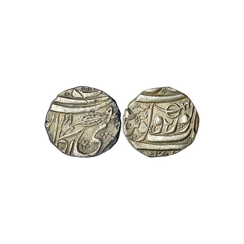 Sikh Empire, Ranjit Singh, Governor Col. Mihan Singh, Silver, Rupee, Kashmir Mint, Gobind 