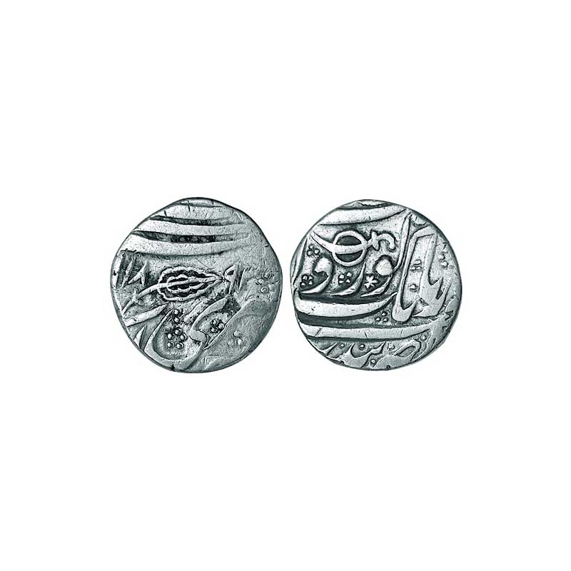 Sikh Empire, Ranjit Singh, Governor Col. Mihan Singh, Silver, Rupee, Kashmir Mint, Gobind 