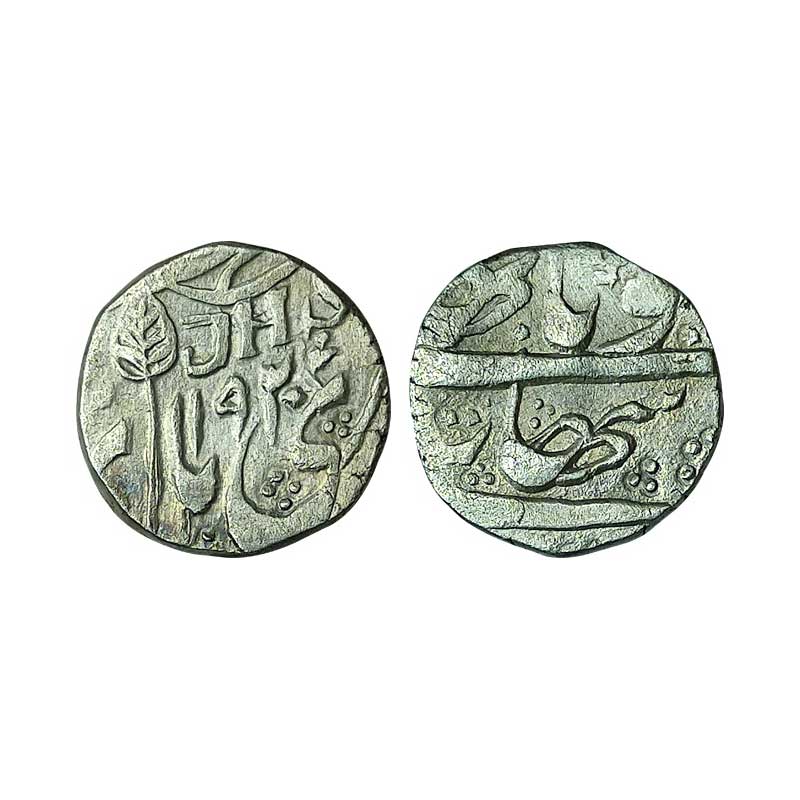 Jammu, Ranbir Singh (VS 1914-1942; AD 1857-1885), Silver, Rupee, Srinagar Mint, VS 1920, l