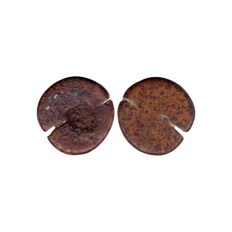 Jodhpur State, Man Singh, Copper, Dhabushahi Takka, Anonymous issue, Nagaur mint. The lege