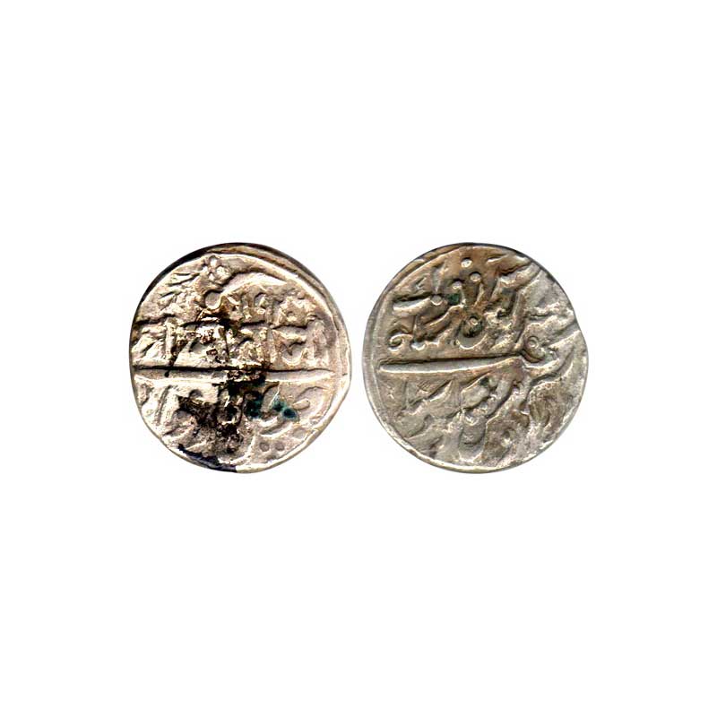Jodhpur State, Takht Singh (AD 1843-1873), Silver, Rupee, Sojat Marwar mint, 4th Type, wit