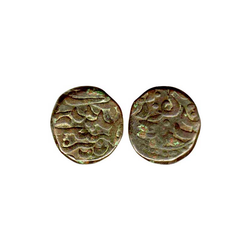 Jodhpur State, Takht Singh (AD 1843-1873), Copper, Dhabushahi Takka, Anonymous issue, Soja