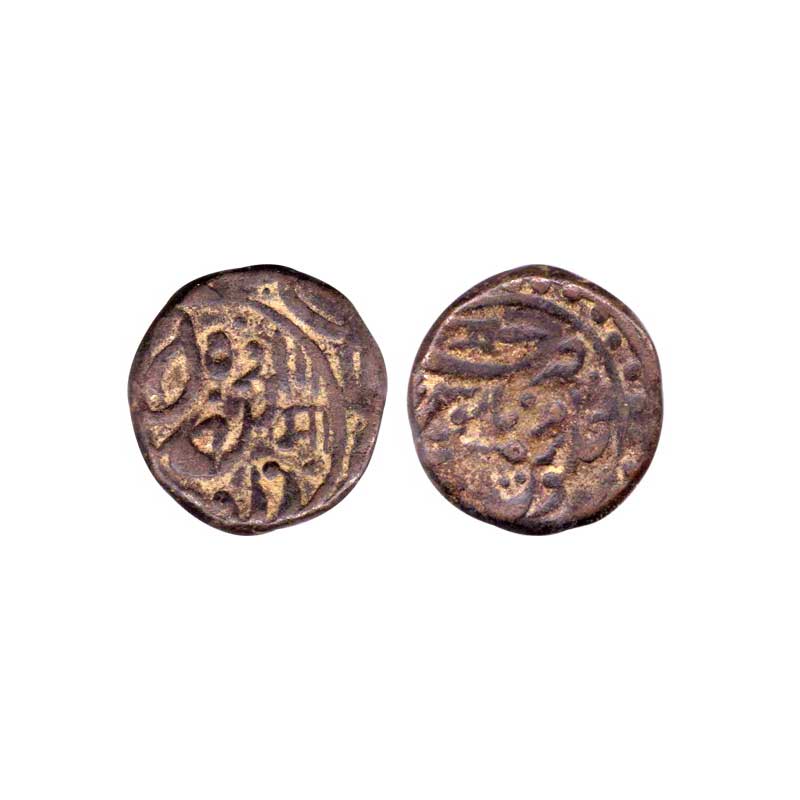 Jodhpur State, Takht Singh (AD 1843-1873), Copper, Dhabushahi Takka, Anonymous issue, Soja