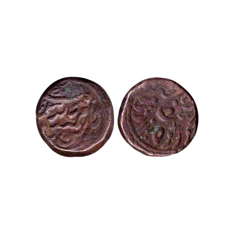 Jodhpur State, Takht Singh (AD 1843-1873), Copper, Dhabushahi Takka, Anonymous issue, Soja