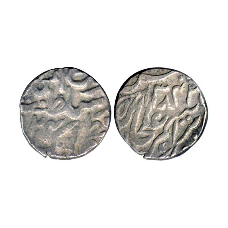 Tonk State, Muhammad Ibrahim Ali Khan, Silver, Rupee, Tonk mint, AD 1924, AH 1342 (KM# 28)
