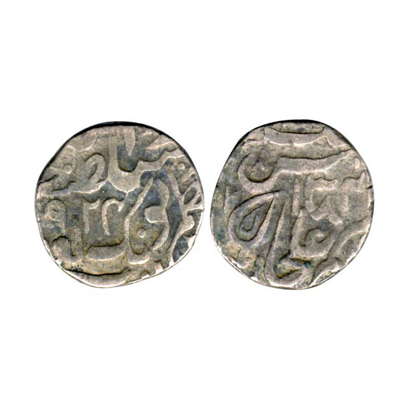 Tonk State, Muhammad Ibrahim Ali Khan, Silver, Rupee, Tonk mint, AD 1924, AH 134x (KM# 28)
