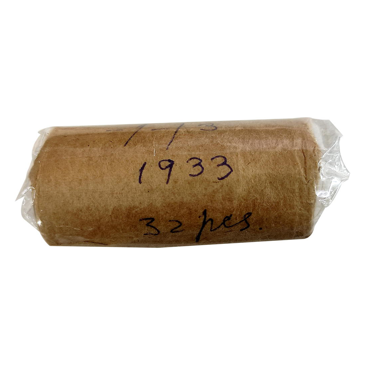George V, Copper, ¼ Anna, Original pack of 32 coins of ¼ Anna of the year 1933. Un-opened,