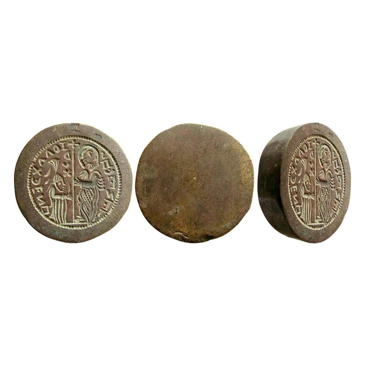 Bronze, Venetian Ducat Die, the Indian imitation called Putli, Die made for a gold locket 