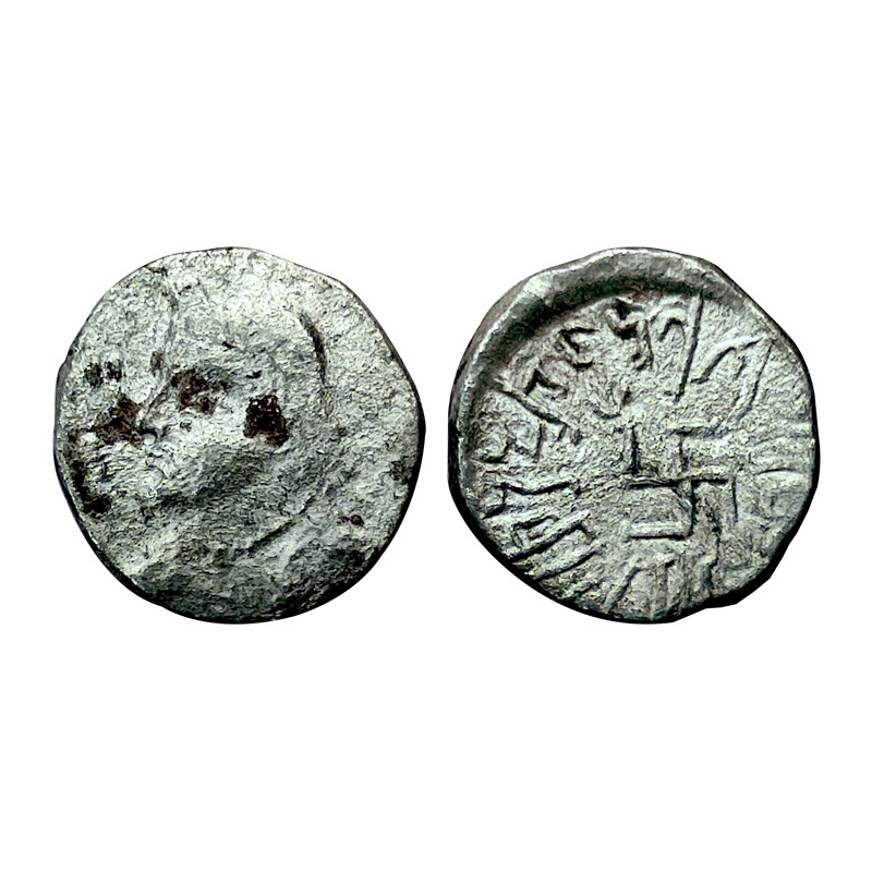Paratrajas of Baluchistan, Bhimarjuna son of Yolatakhma (220-235 AD), Swastika Drachm, Sil