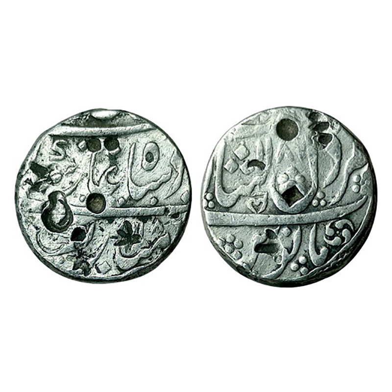Hyderabad Feudatory, Narayanpett Samasthan, Dilshadabad mint, Silver, Rupee, in the name o